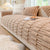 Soft Plush Sofa Towel Christmas Decor Sofa Cushion  for Living Room Winter Warm Couch Cover Thicken Non-slip Corner Sofa Cover A2 / 70x120cm 1PC