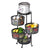 5 Layer Kitchen Rotating Trolley 4 layer