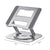 Aluminum Alloy Cooling Bracket 360 Rotating Foldable Cooling Stand Adjustable Height Computer Holder Anti Slip for Laptop Tablet