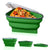 Collapsible Container For Pizza Green