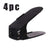 Double-layer Shoe Rack 4pc Black Color