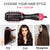 Electric 3 in 1 Hair Dryer Brush One Styling Step Hair Dryer Volumizer Salon Hot Air Brush Fast Drying Straightening Curling
