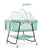 Foldable Baby Crib Infant Bed Green