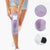 Knitted Nylon Strap Knee Pads PURPLE / S
