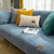 Modern Solid Color Winter Lamb Wool Sofa Towel Thicken Plush Soft and Smooth Sofa Covers for Living Room Anti-slip Couch Cover Blue / 110 x 110CM