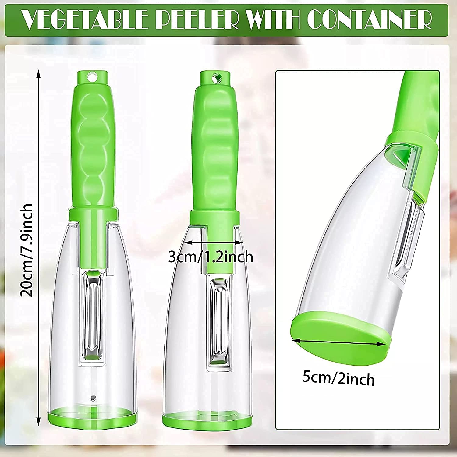 Vegetable Peeler with Container