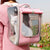 Pet Cat Carrier Backpack Pink