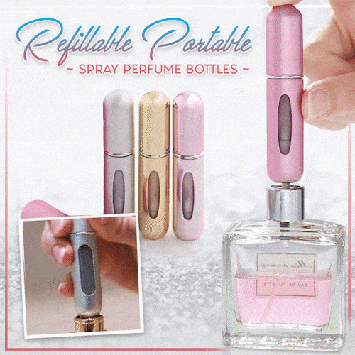 Perfume Refill Bottle Portable Mini Refillable Spray Jar Scent