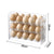Refrigerator Egg Holder 3-Layer Flip Fridge Door Egg Storage Rack Tray Container Space Saver Egg Organizer Box Shelf for Kitchen