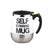 Self Stirring Coffee Mug white