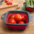 Silicone Folding Drain Basket Red